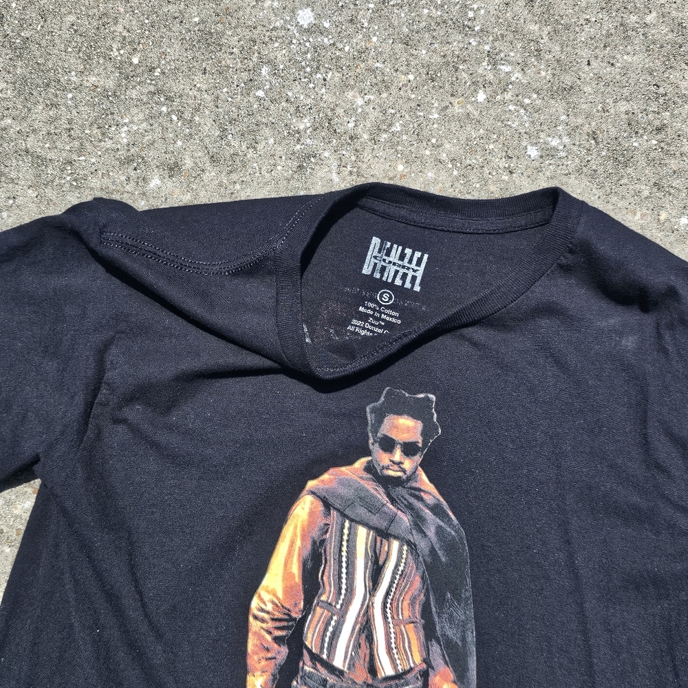 Black Denzel Curry Walkin' Graphic T-Shirt Small - Picture 2 of 3